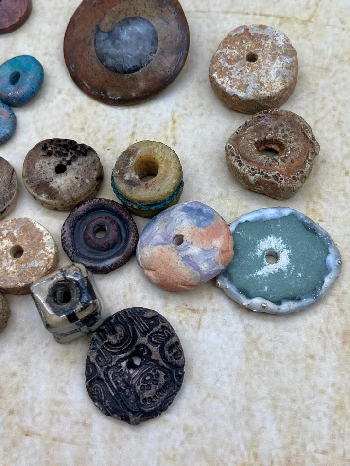 Destash Artisan Beads Assortment Clay and Stone (18911) - Image 3 of 4