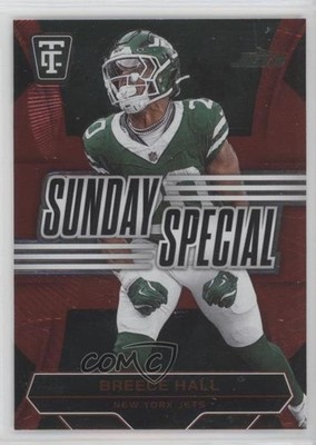 2024 Panini Totally Certified Sunday Special Red /249 Breece Hall #10 1pr1