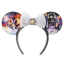 Star Wars Disney Minnie Ears Empire Strikes Back NEW Luke Vader Leia Headband