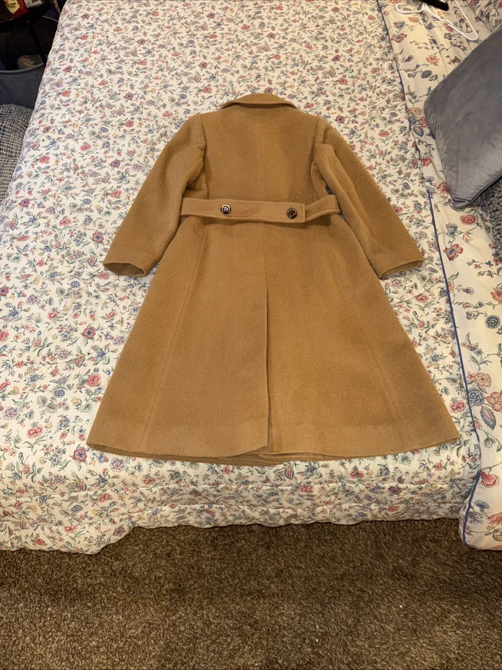 Vtg 1960s Woolf Bros Mongolian Cashmere Coat Sz L - Image 2 of 4