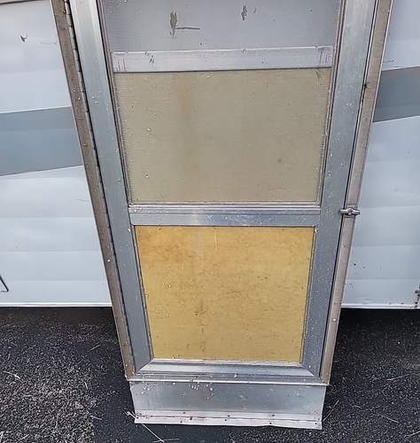 1970s STARCRAFT Starmaster 6 Pop Up UPPER SCREEN DOOR ASSEMBLY