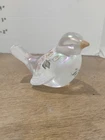 Fenton Glass Romance Collection Song Bird - VTG Roses Hand Painted By  S Smith