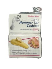 PEDIFIX Hammer Toe Cushion Crest Support Soft Felt Claw Mallet Toe Pain
