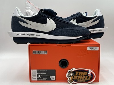 DS New Nike Fragment Design Sacai LDV Waffle Blackened Blue 2021