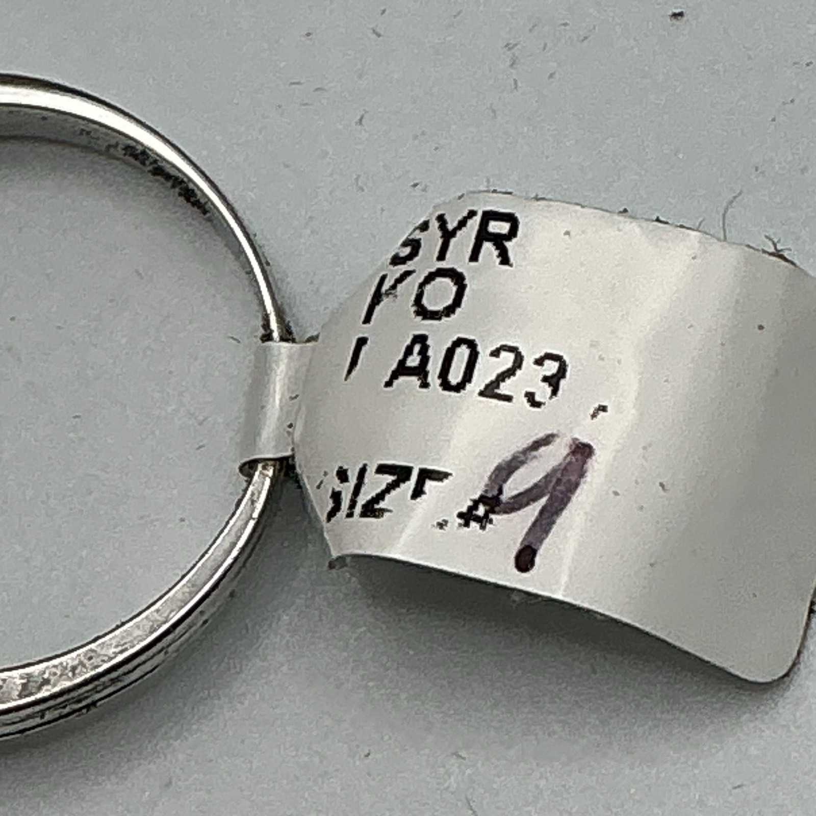 PAST / PRESENT / FUTURE RING W/ LAB SIMULATED DIA… - image 8