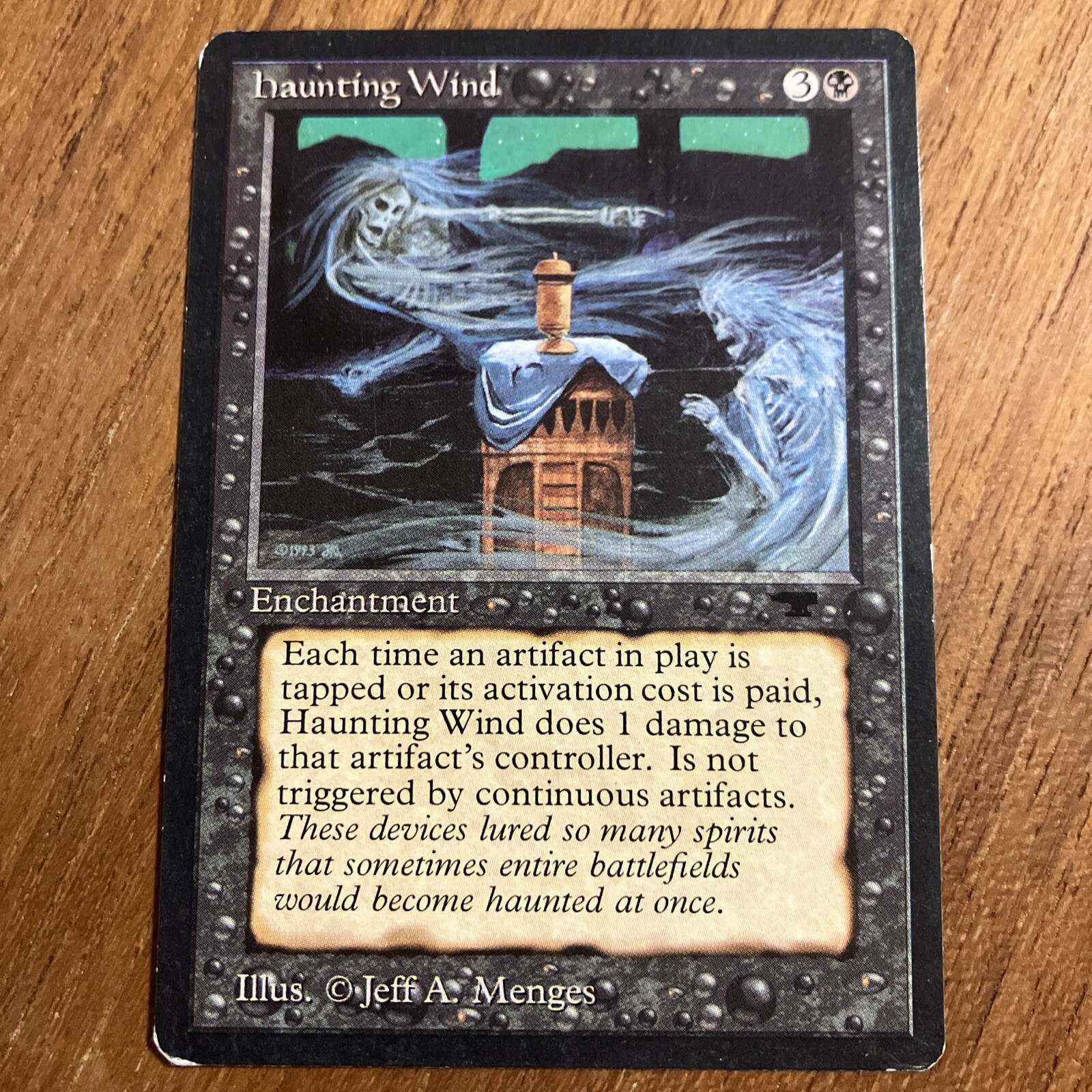 Haunting Wind (Antiquities, 1994) Magic: The Gathering Card
