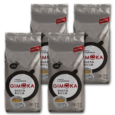 4 KG Gimoka Gusto Ricco Kaffeebohnen