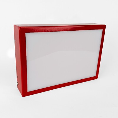 A4 Leucht Briefkasten Kino LED Schild Hochzeit Party Kino Plakette Shop rot