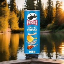 3 Pringles Salt & Vinevar Sharing Crisps 3x165g=495g