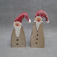Formano Deko Nikolaus 2Er Set WeihnachtsmäNner Holz Winter Weihnachten Advent
