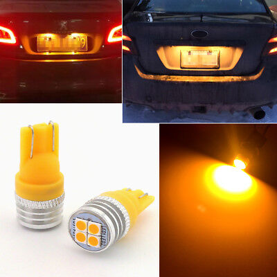 Yellow 2x T10 158 194 168 W5W 5730 10 smd led Car Light Bulb Lamp super Amber Yellow 2x T10 158 194 168 W5W 5730 10 smd led Car Light Bulb Lamp super Amber