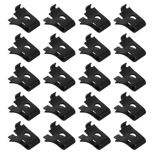 Adjustable Metal Shelf Bracket Clips Cabinet Support 20 Pcs-image