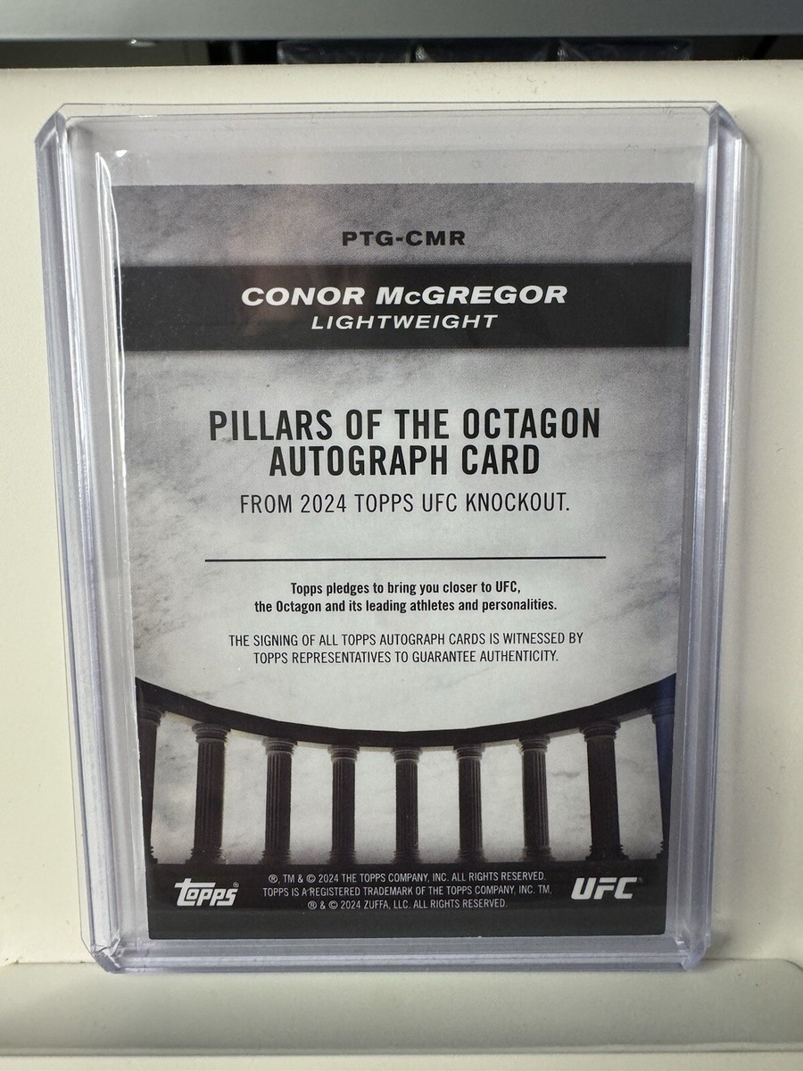 Topps UFC Knockout 2024 Connor Mcgregor auto /50 | eBay