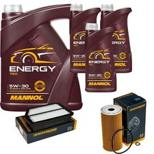 DENCKERMANN Inspektionspaket MANNOL Energy 5W-30 8L f&uuml;r KIA Sportage 2.0 CRDi