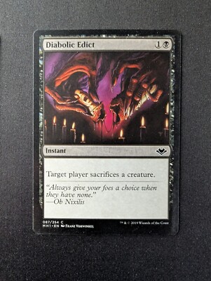 DIABOLIC EDICT #87 MTG Modern Horizons | eBay DIABOLIC EDICT #87 MTG Modern Horizons | eBay