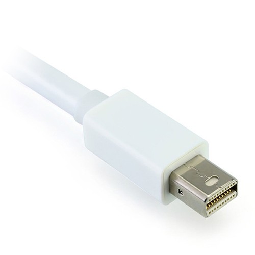 premium white mini displayport to hdmi female adapter cable