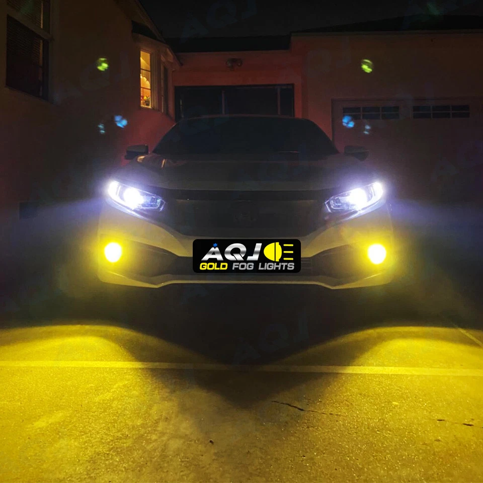 For Honda Pilot 2006-2018 - 2pc H11 3000K YELLOW LED Fog Driving Light Bulbs Kit Foto 2 de 4
