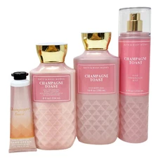 Bath & Body Works Champagne Toast Gift Set mist, shower gel, body &hand lotion