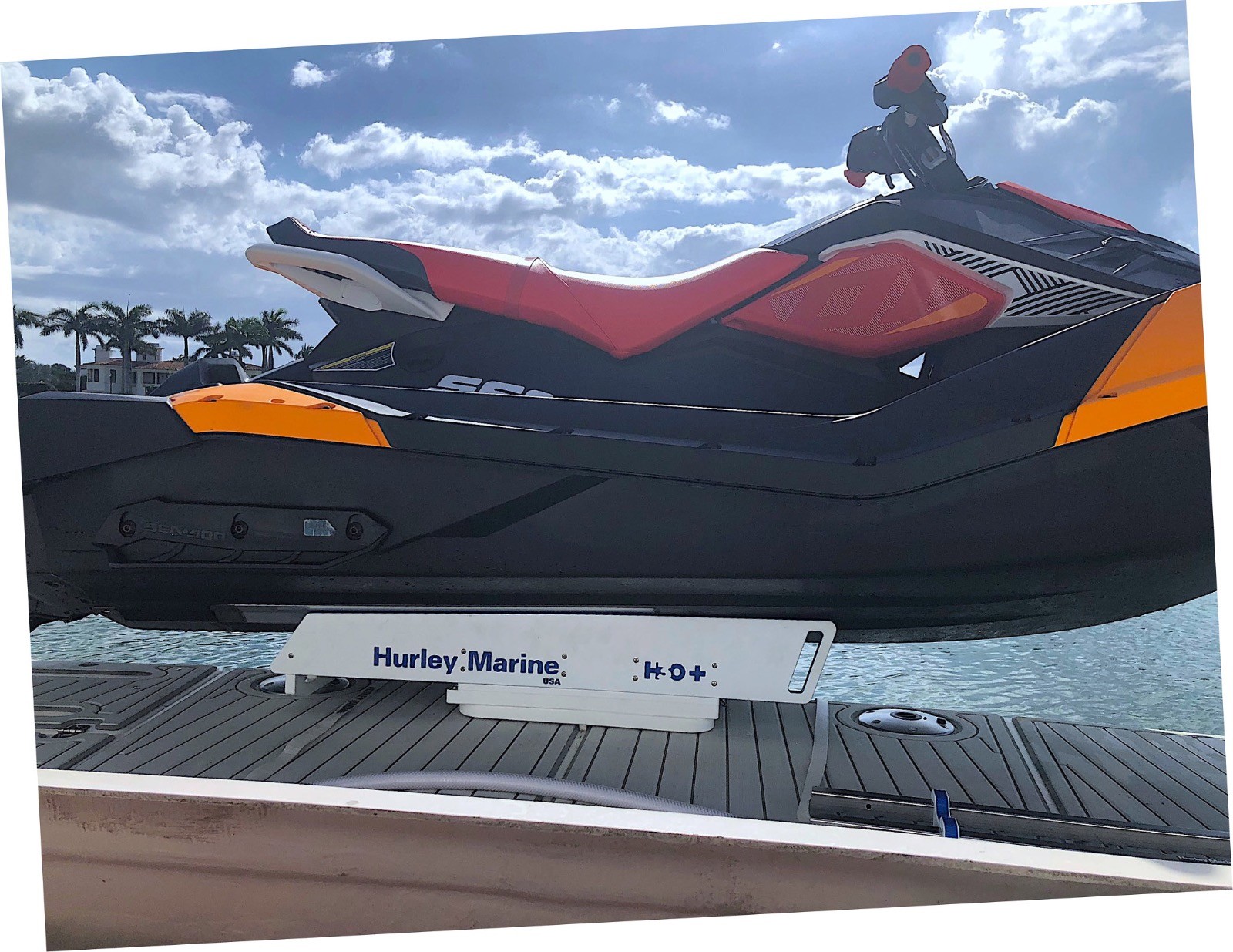 HURLEY H3O+ Plus DAVIT Davits Inflatable Dinghy Rib Boat Lift Chock