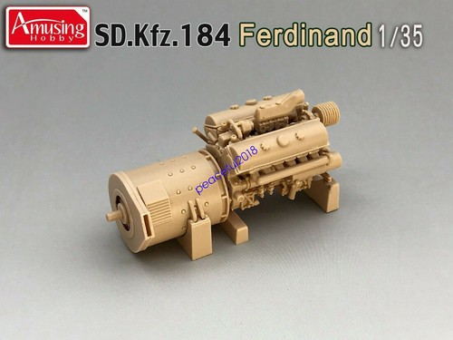 HOBBY DIVERTENTE 35A030 1/35 SD.KFZ.184 FERDINAND & 16T STRABOKRAN INTERNI COMPLETI - Foto 6 di 13
