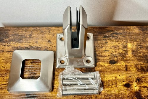 Heavy Duty 316 Stainless Steel Glass Clamp Pool Fence Balustrade - Picture 5 of 7