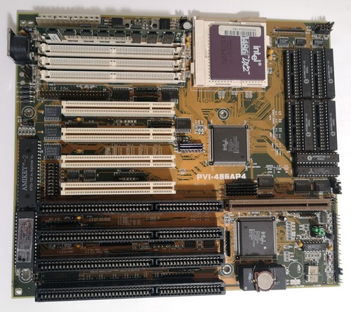 ASUS PVI-486AP4 ISA PCI VESA VLB VIP Retro Intel 486 DX2 66