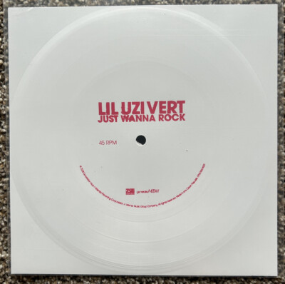 Lil Uzi Vert Just Wanna Rock Flexi Disc vinyl record limited new