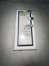 FITTES Aria Lite - Framed Floor Vent 4 in.x10 in. White