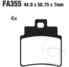 Bremsbel&auml;ge FA355/4TT f&uuml;r Kymco KXR MXU 250 Maxxer 300 Arctic Cat DVX 250 300