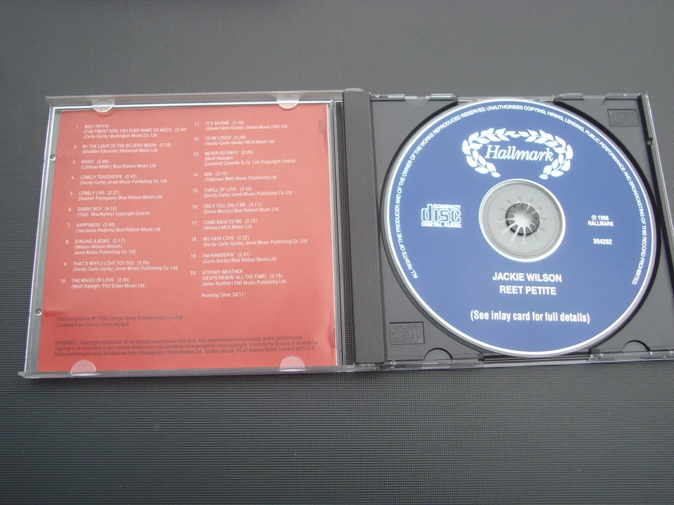 Jackie Wilson CD-Album: Reet Petite (20 Original Favourites) - Rock & Roll .. - Bild 2 von 3