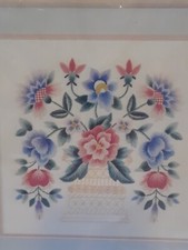 JACOBEAN BASKET SAMPLER Crewel Embroidery Kit...