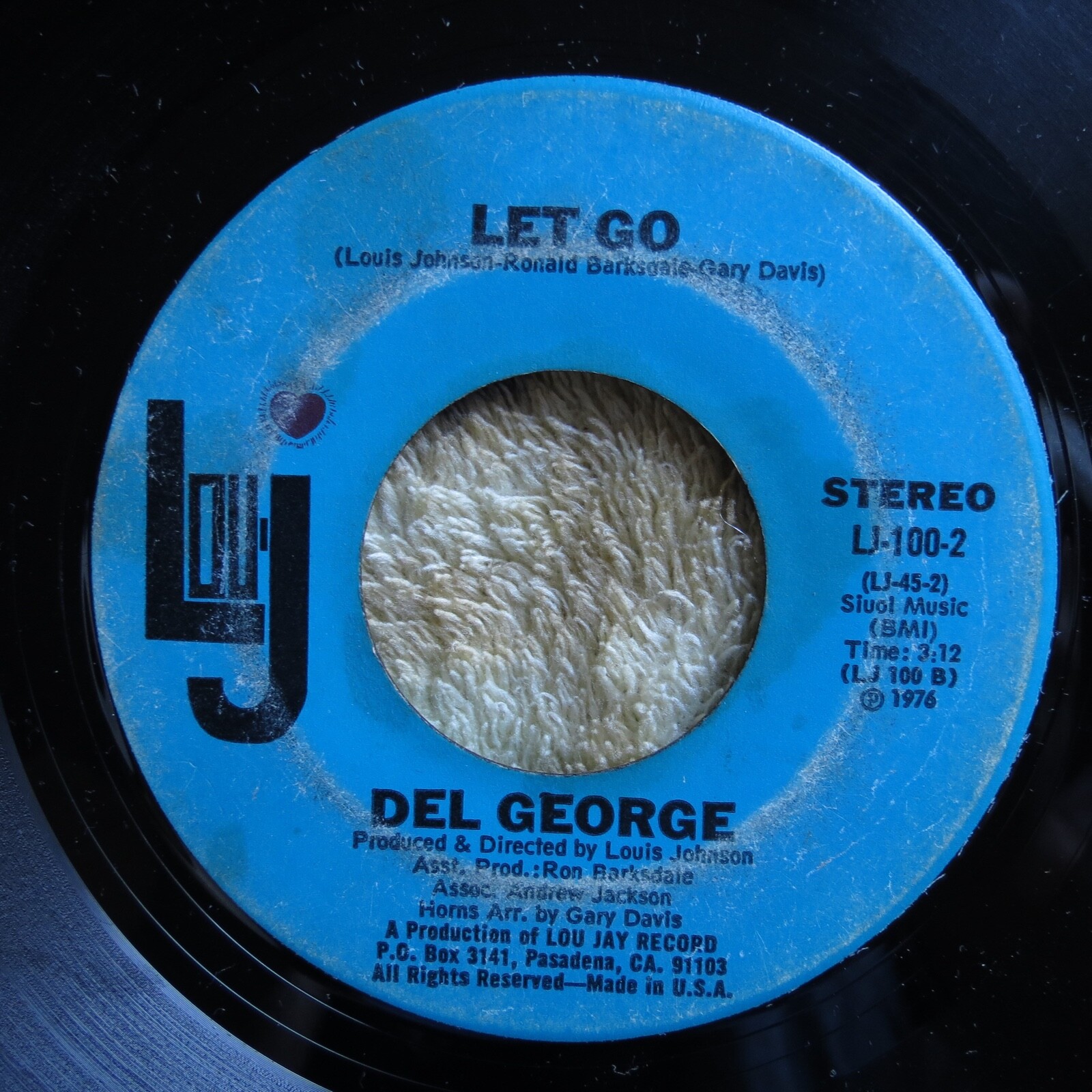 DEL GEORGE on Lou Jay Records "Traffic jam" - Rare killer soul funk