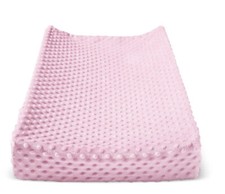 Baby Cloud Island Light Pink Soft Minky Dot Changing Pad Cover Nursery NEW