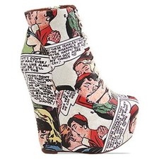 Jeffrey Campbell x Black Milk Sick of Men Damsel Boots - Size US9/UK6.5/EU39.5