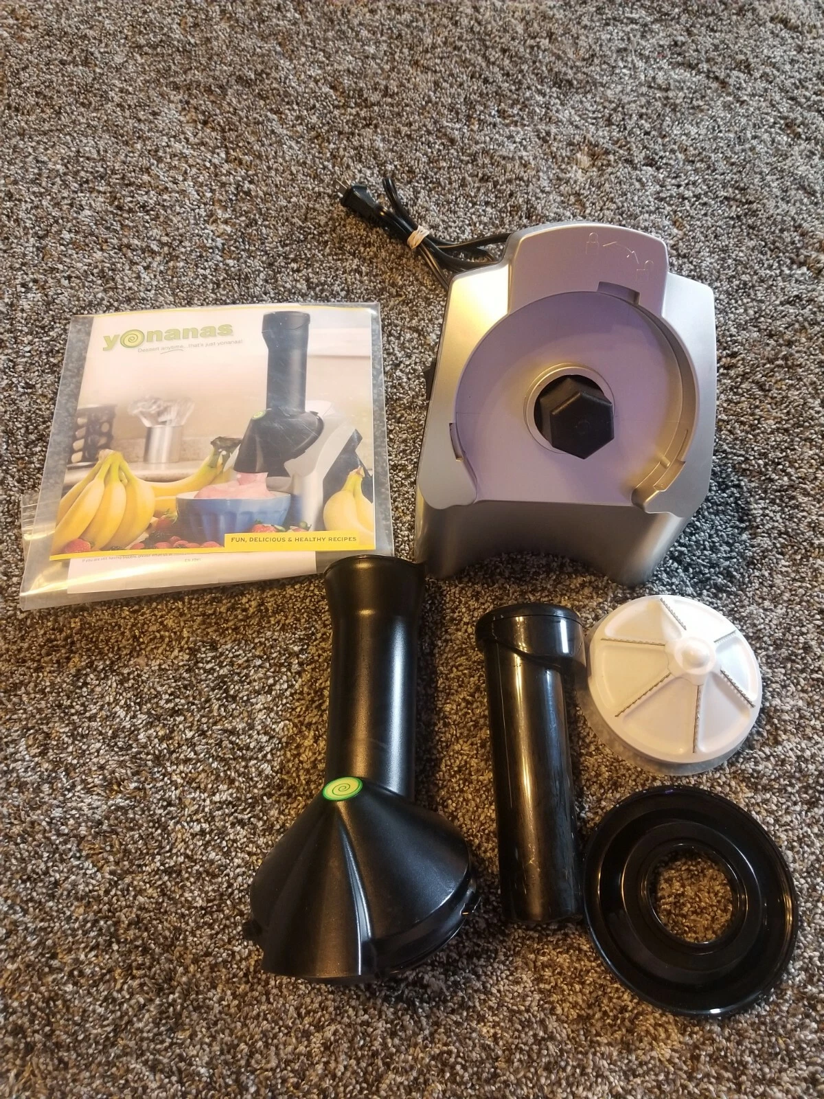 Yonanas Banana, Smoothie, Frozen Dessert Maker W/ Instructions