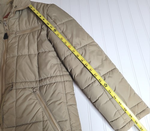 Vintage London Fog Outdoors Unlimited Men's Khaki Quilted Coat 38 Regular - Picture 10 of 12