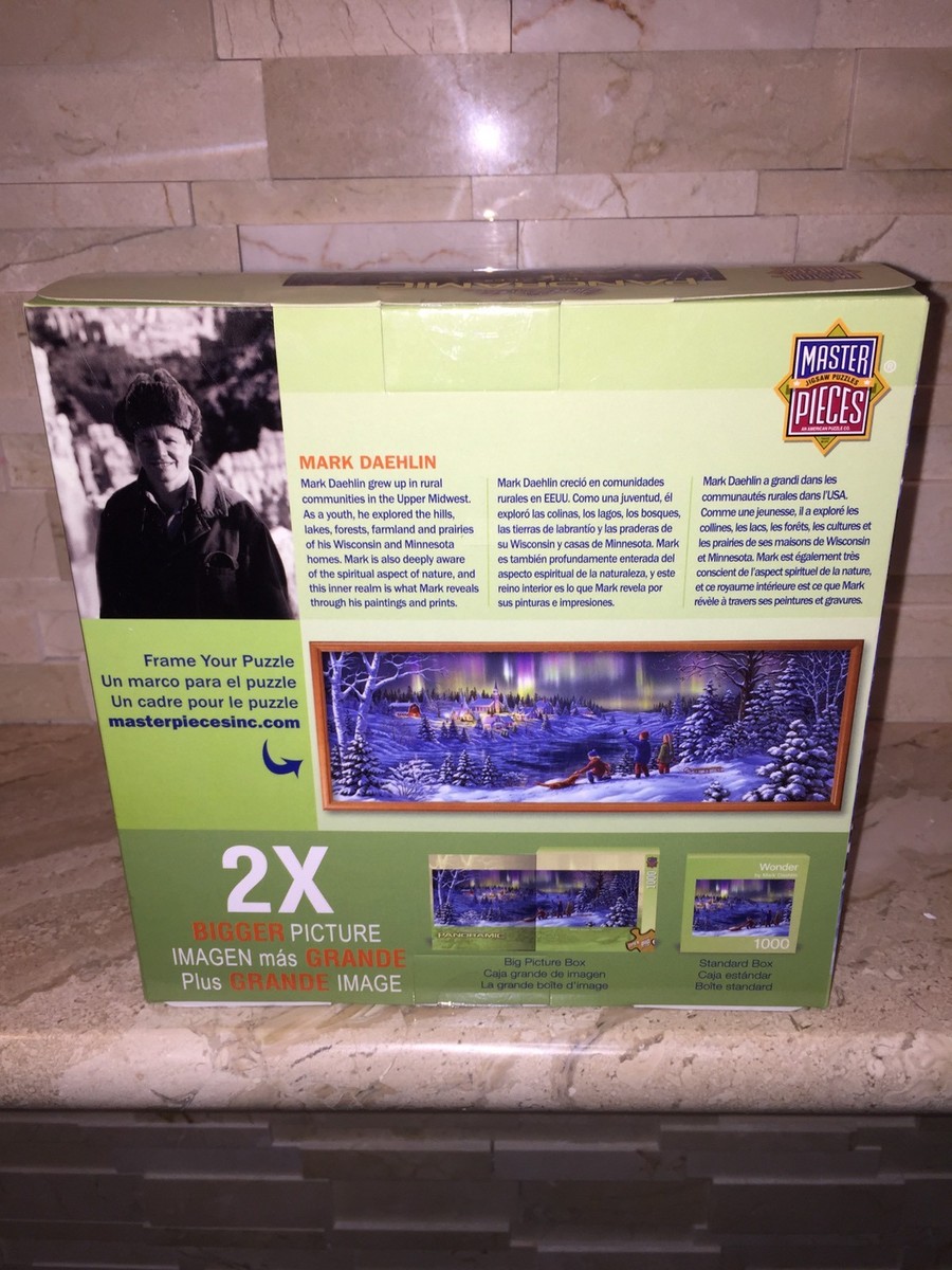 MASTER PIECES 1000 PC JIGSAW PUZZLE WONDER MARK DAEHLIN ART