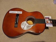Taylor Swift Signed Autograph Full Size Acoustic Guitar Midnights Folklore Jsa A
