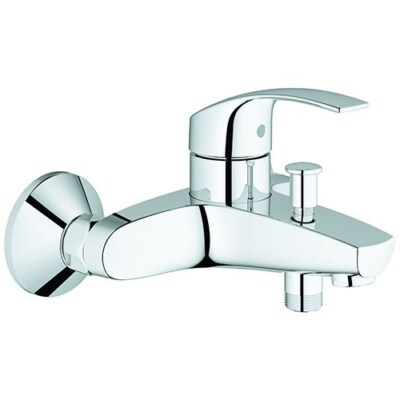 Einhand-AP-Badebatterie Eurosmart ohne Garnitur, verchromt - von GROHE