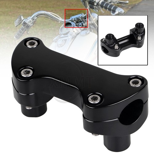 1.7" Handlebar Risers w/Top Clamp Fit For Harley Dyna Heritage Softail ...