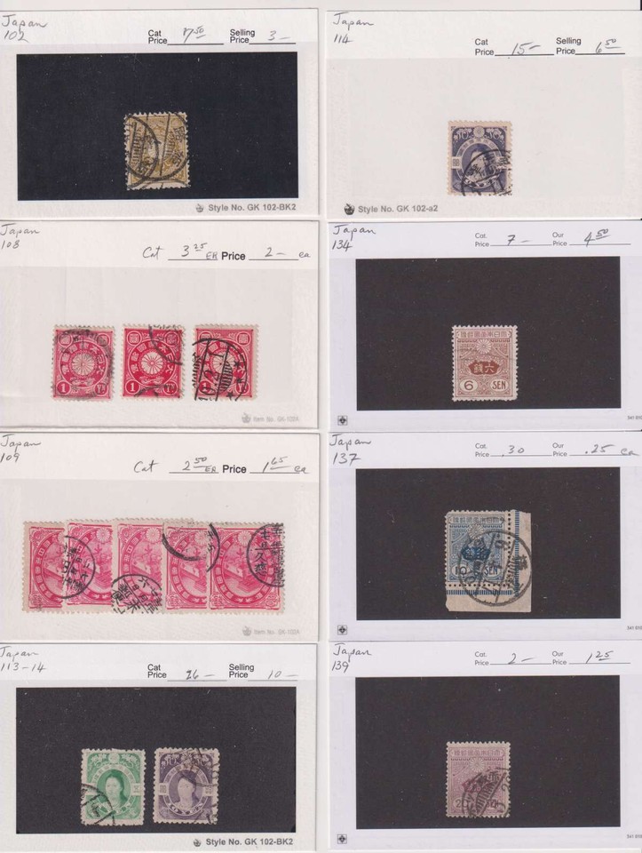 E0985 Better, Used Japan Stamp Collection; CV eBay