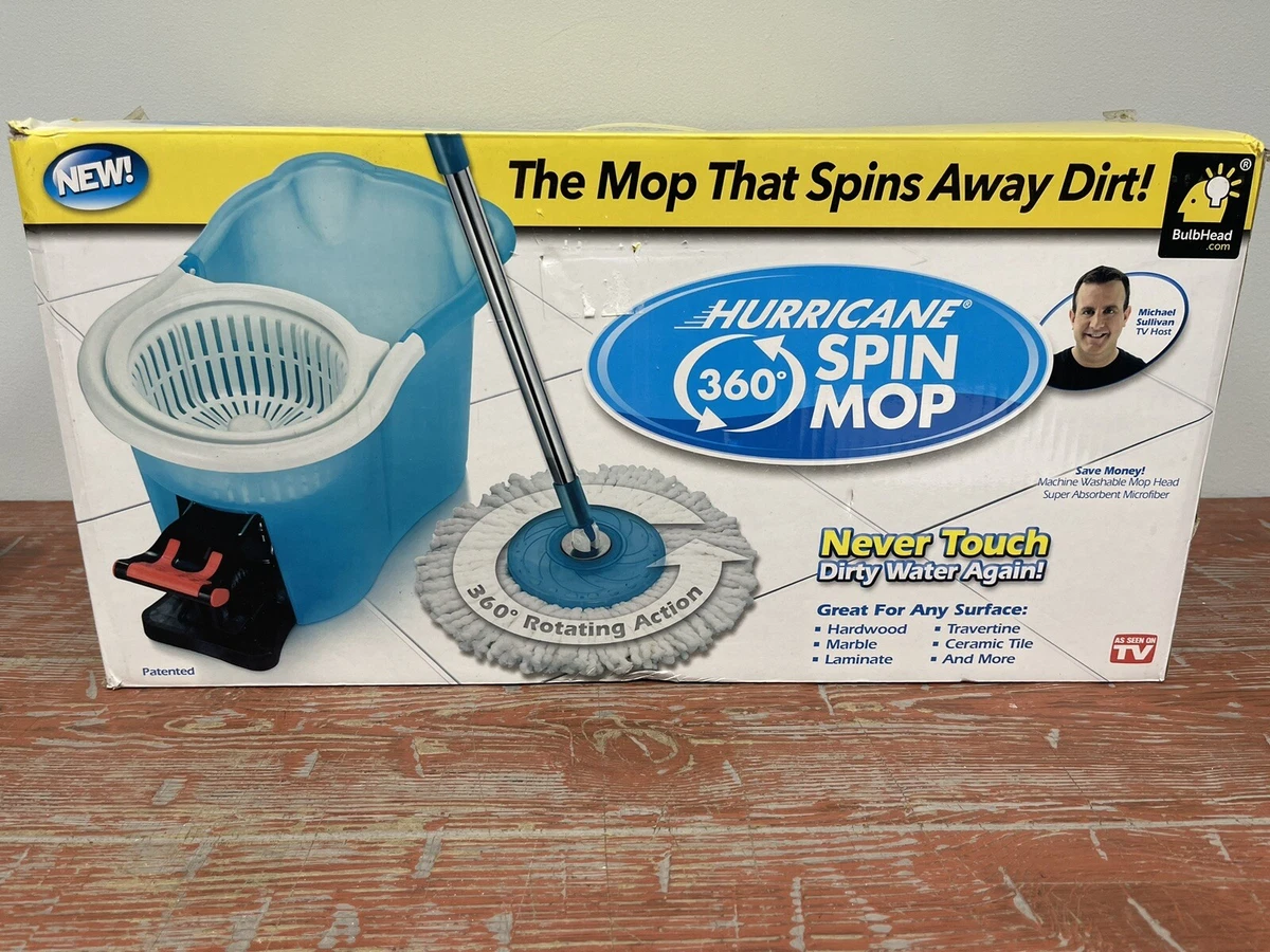 Hurricane Spin Mop As Seen On TV Mop & Bucket Cleaning System by BulbHead