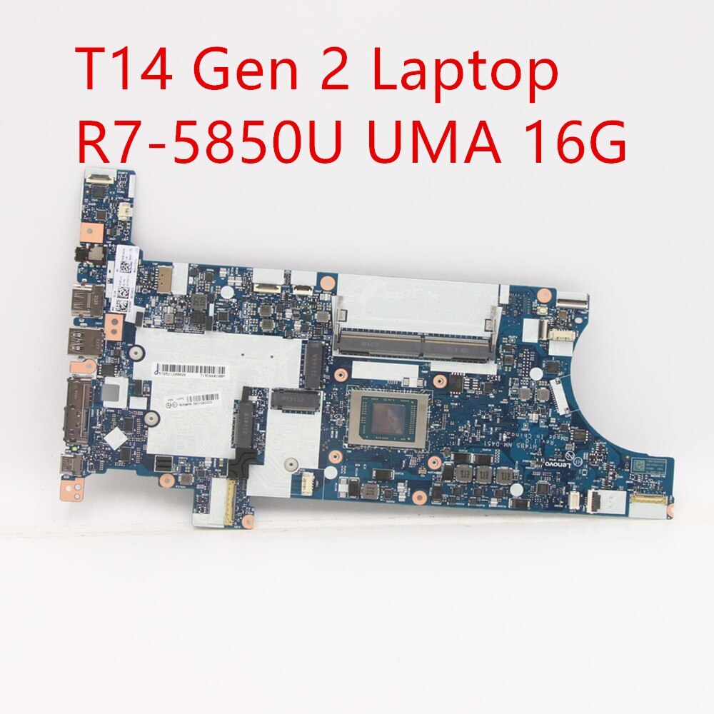 Motherboard For Lenovo ThinkPad T14 Gen 2 Mainboard R75850U UMA