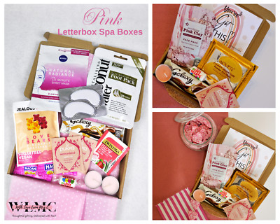 Personalisierte rosa Spa Box, Pflegepaket für Sie, Self Care Korb Geschenk, Geburtstag