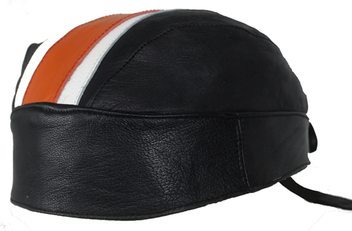 Pañuelo de cuero pirata moto rockero motociclista bandana Zandana Flydana Headwrap  - Imagen 21 de 22