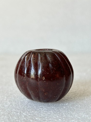 RARE ANCIENT OLD MULTIPURPOSE USE UNIQUE SHAPE RARE BIG SIZE RED GLASS BEAD - Picture 13 of 18