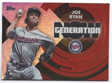 Joe Ryan RC 2022 Topps Generation Now #GN81 NRMT+ Minnesota Twins