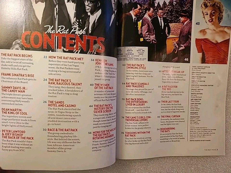 Special CLOSER Collector's Edition 2019 The Rat Pack “The Original Bad Boys” NEW - Image 4 of 4