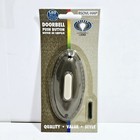 New Teiber Surface Mount Push Button Doorbell BSOVL-HAP Hammered Antique Pewter