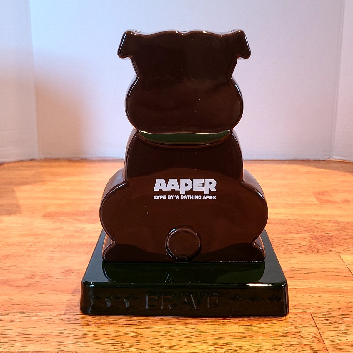 New! AAPE A BATHING APE Incense Holder Brown Ceramic Room